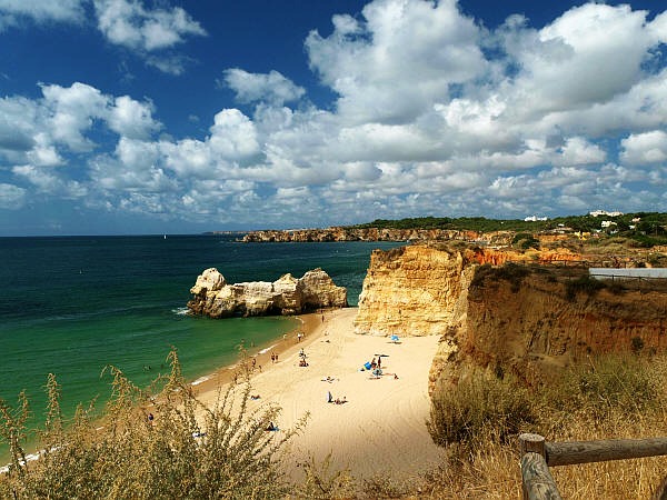 The beach from Ferragudo, Algarve