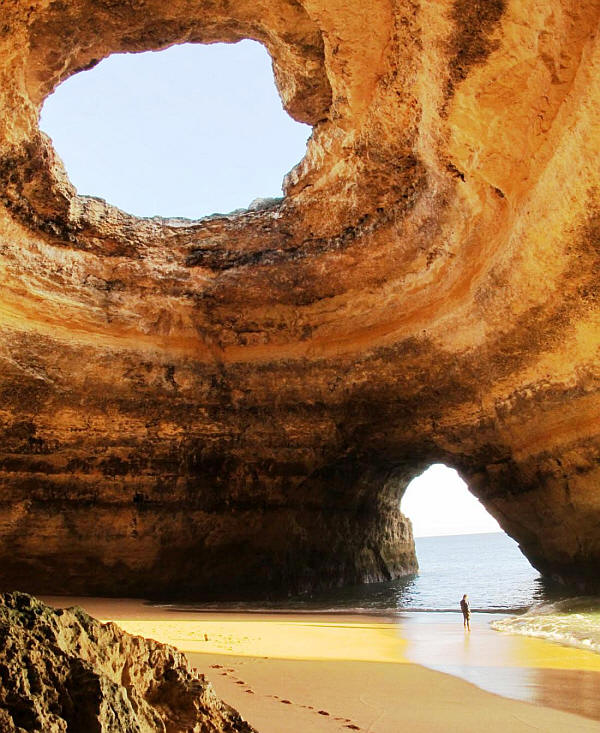 rock and caves in the Algarve